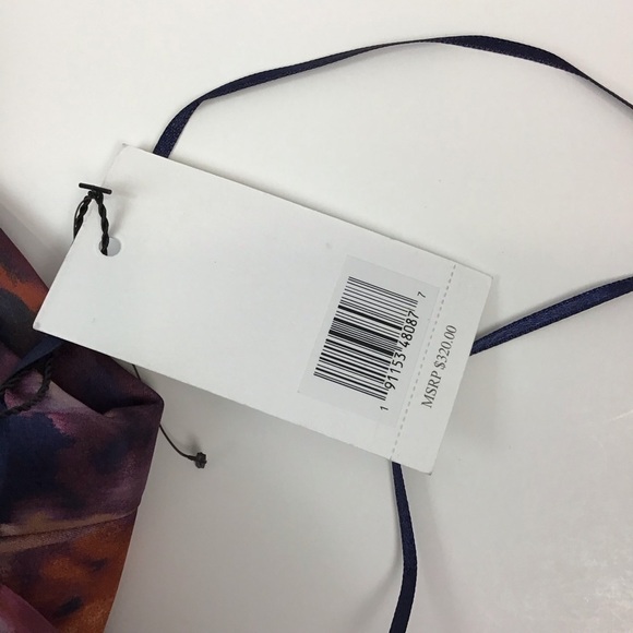 Jason Wu Watercolor Satin Maxi Dress | Small - Picture 10 of 14